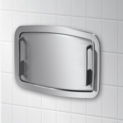 Public Horizontal Fold-Down Wall-Mounted Stainless Steel Changing Table
