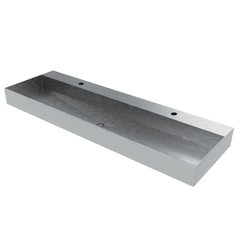 Lavabo de pared inox con bordes finos FINEO - SUPRATECH