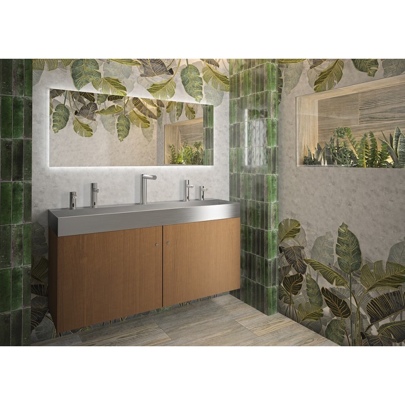 Lavabo de pared inox con bordes finos FINEO - SUPRATECH