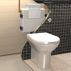Réservoir WC suspendu ou au sol à commande déportée sans contact