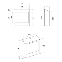 Miniature-5 Plan distributeur ELITE SLIM savon, papier et miroir MAS-501