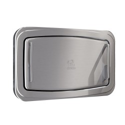 Wall-mounted horizontal stainless steel changing table for public facilities and institutions