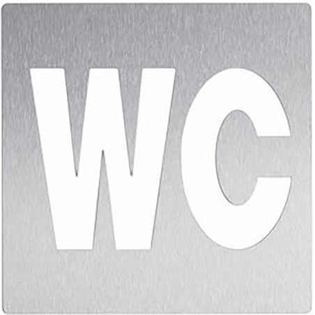 Pictogramme WC inox