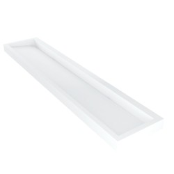 Lavabo mural Solid Surface 2400 mm avec bondes dissimulées Lavabo mural Solid Surface 2400 mm avec bondes dissimulées