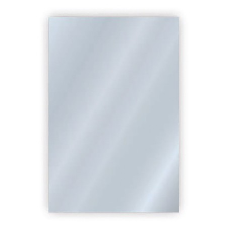 Panneau miroir rectangulaire sans cadre, présenté seul de face sur fond blanc