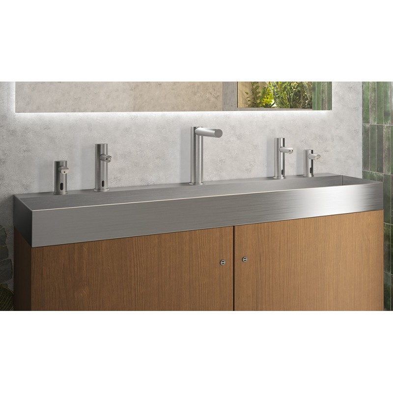 Distributeur de savon SMART avec robinet et sèche-mains design assorti, sans contact