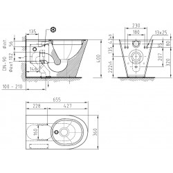 Miniature-4 Dimensions avec sortie horizontale ou verticale IN-005-DO