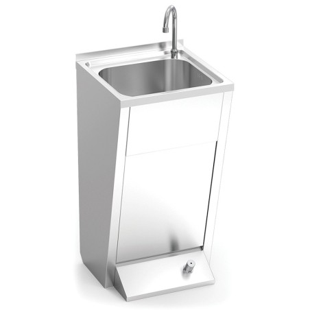 Lavamanos higiénico inox control de pie - SUPRATECH