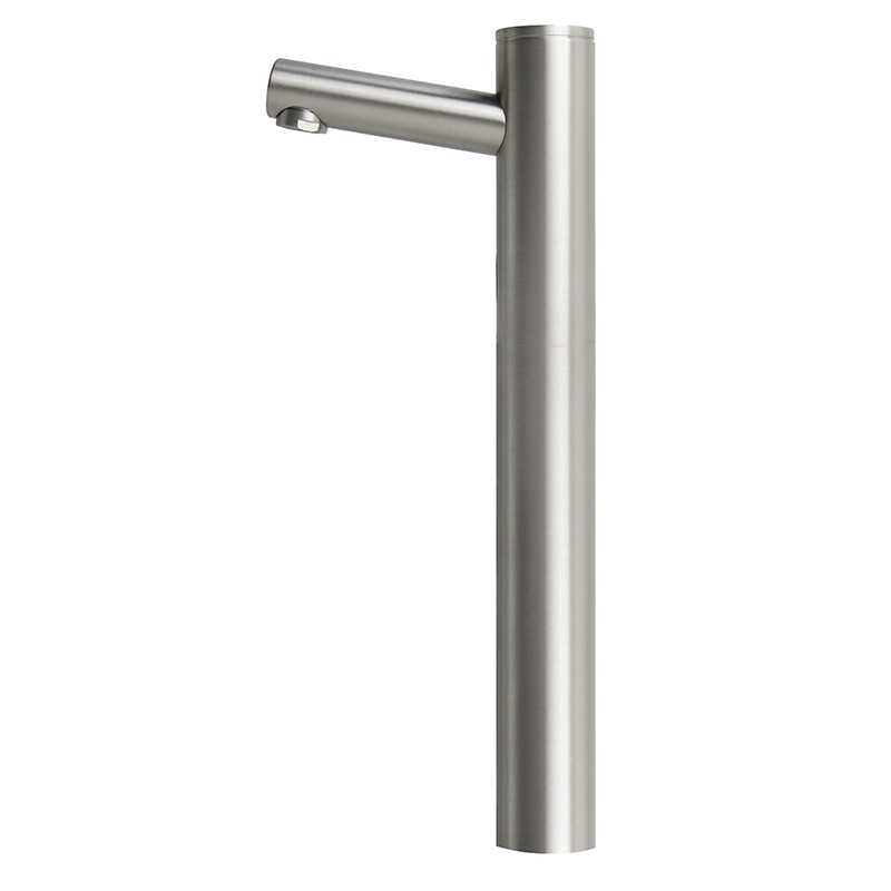 Photo Extra tall electronic ELITE stainless steel faucet for countertop washbasins RES-75-R-S1