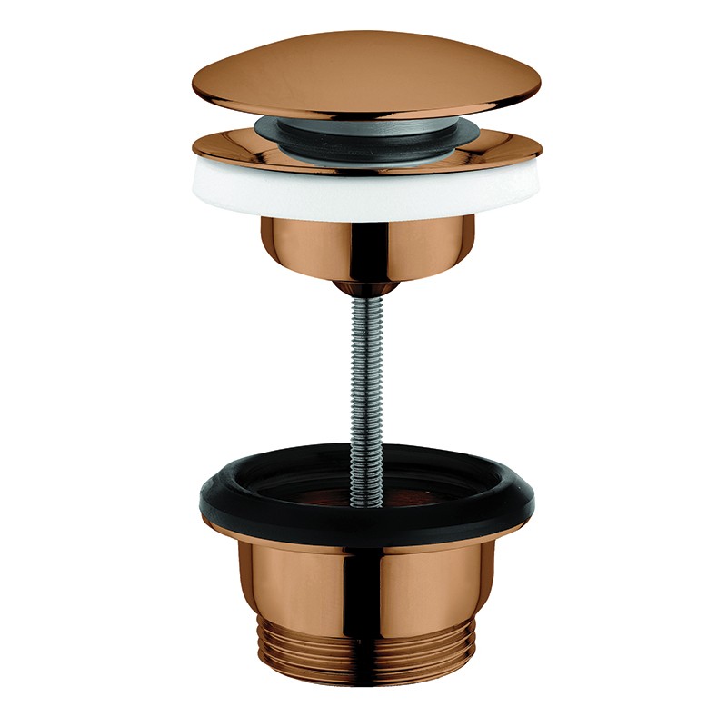 Photo Bonde vasque finition PVD cuivre S-12CO