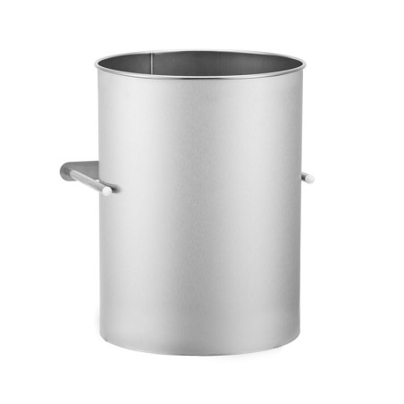 Removable trash bin under a aesthetic waste chute