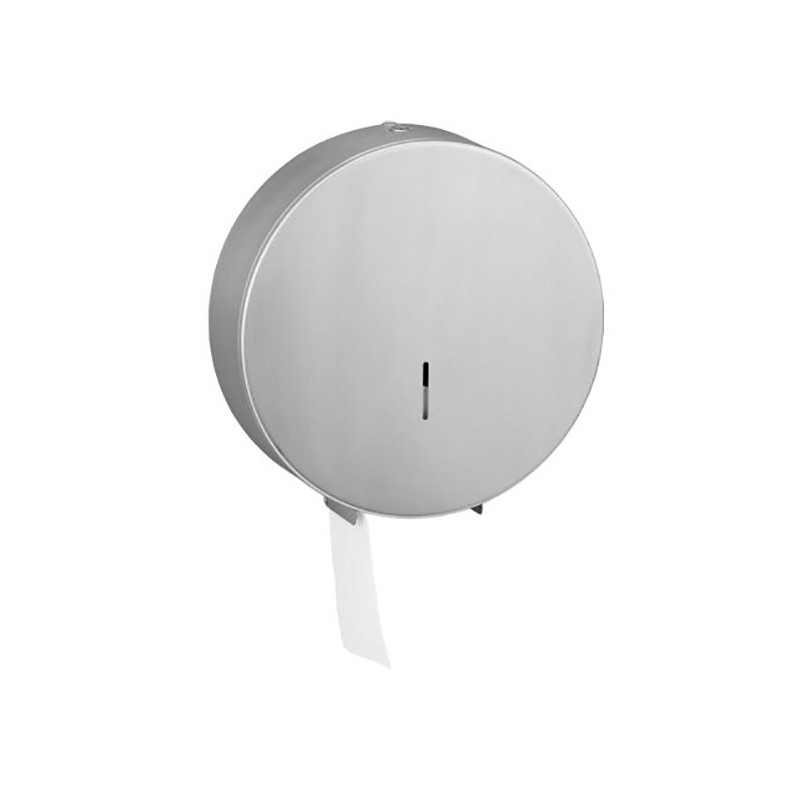 Distributeur papier WC rouleau MAXI JUMBO mural inox