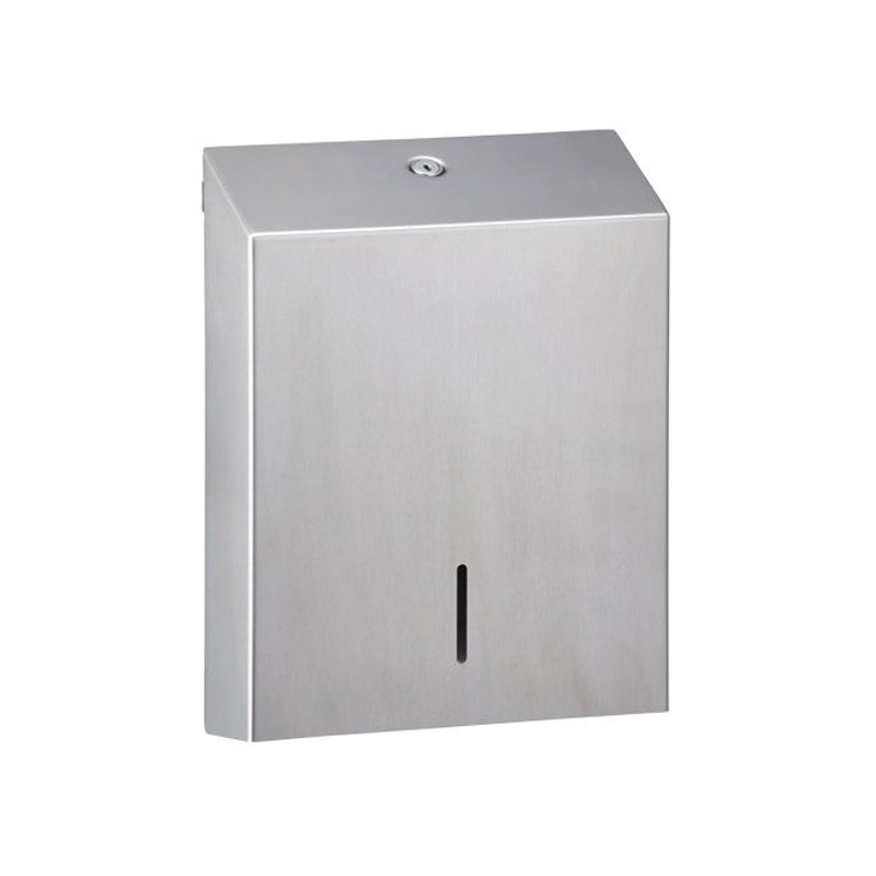 Photo Distributeur papier essuie-mains ELITE SLIM ULTRA en inox brossé MAS-109