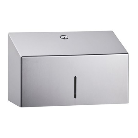Distributeur mural inox essuie-mains feuille à feuille ELITE MINI