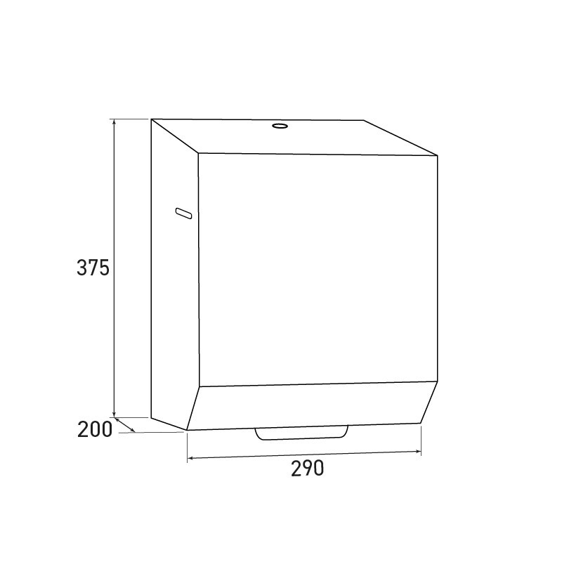 ELITE autocut stainless steel paper towel dispenser - SUPRATECH