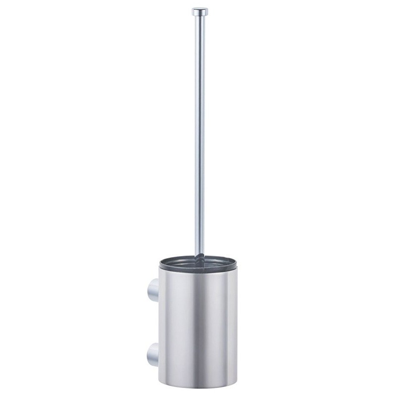 Toilet brush holder stainless steel bright mural fixation
