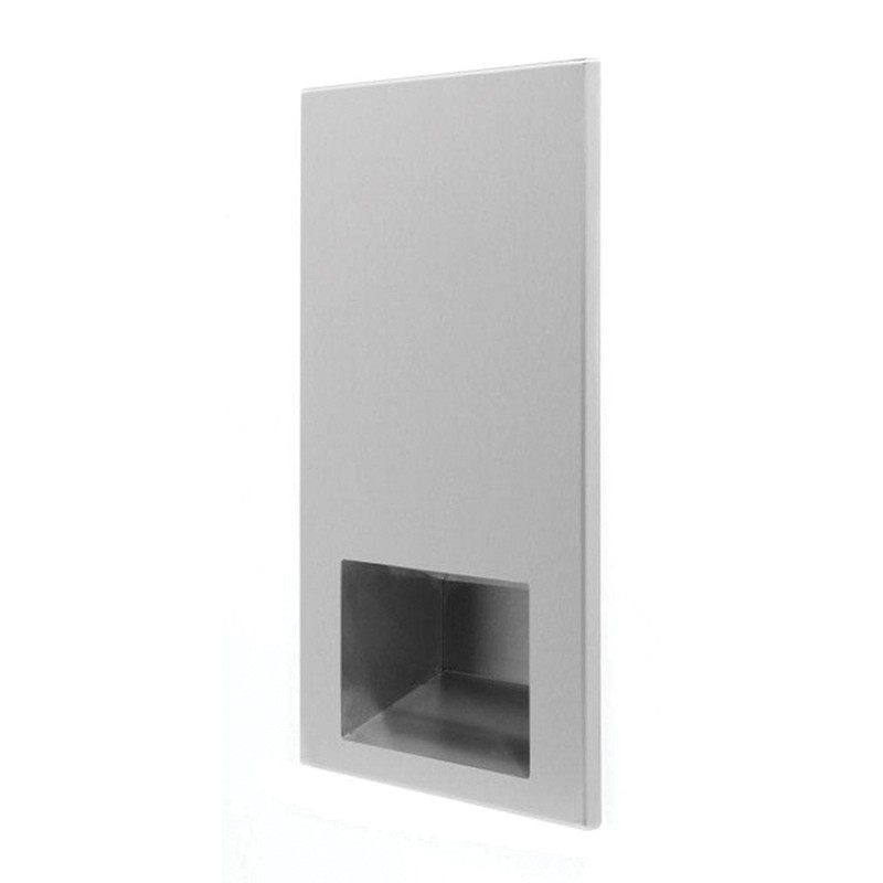 Photo Distributeur papier essuie-mains inox encastrable anti-vandalisme et design DI-084