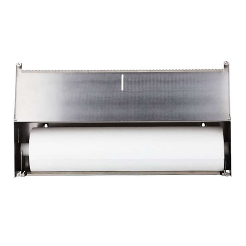 Insides of the changing table pad dispenser