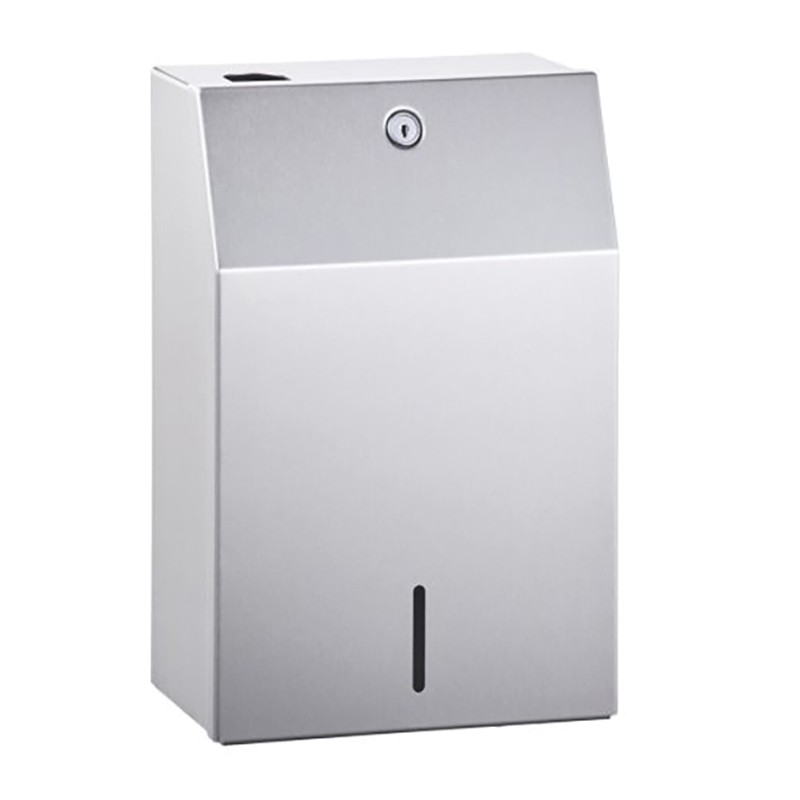 Photo Support mural bidon savon 5L antivol avec serrure, antivandalisme MD-05