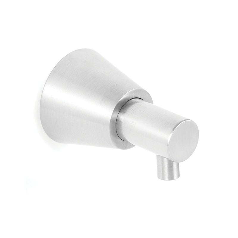 Photo Recessed soap dispenser wall design rugged in brushed finish MD-102