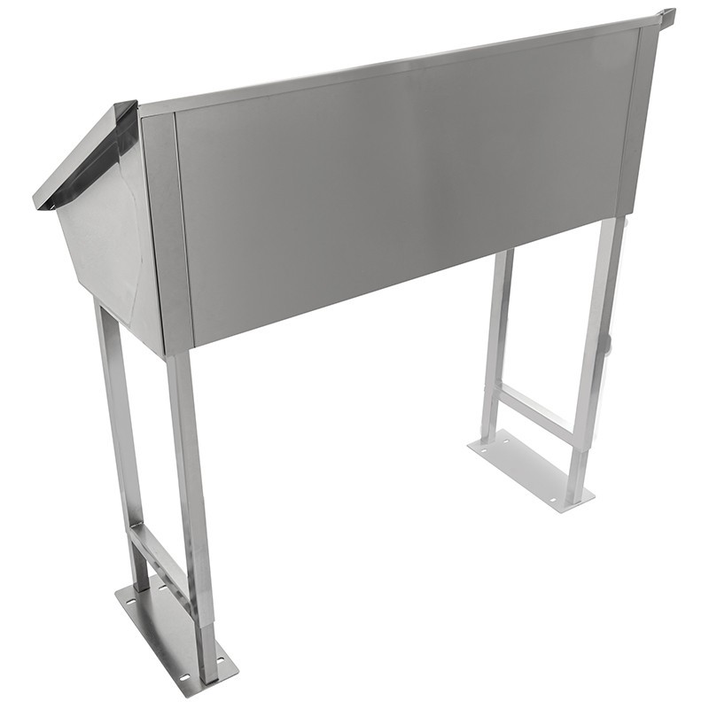 Low backsplash for INTER-1 collective washbasin