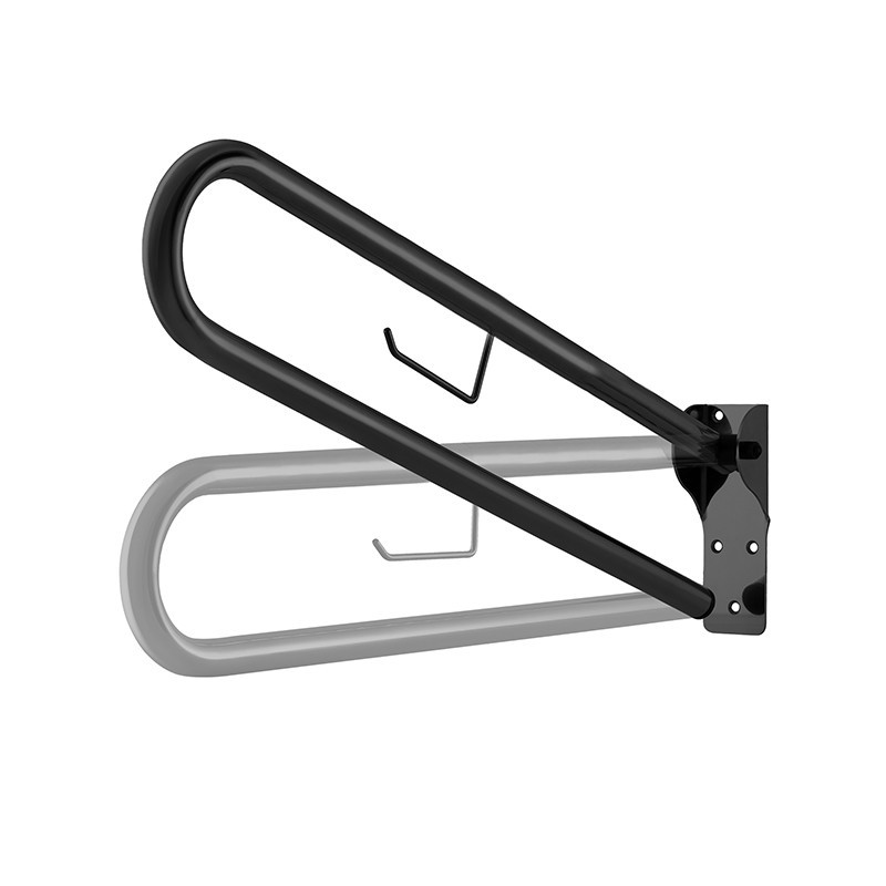 Barre relevable WC finition noir mat