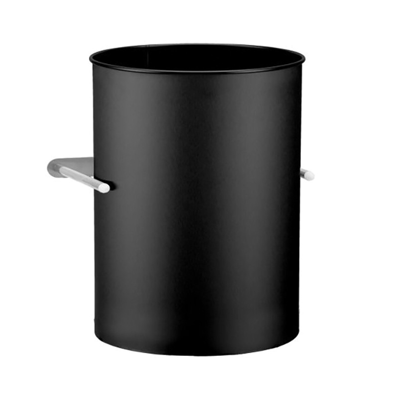 Photo Basura extraíble bajo trampilla de residuos estética, negro mate MKW-101-N