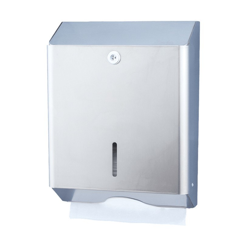 Stainless steel wall-mounted hand towel dispenser