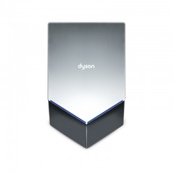 Miniature-0 Sèche-mains fin et compact en polycarbonate, coloris nickel DY-HU02-EU-ST