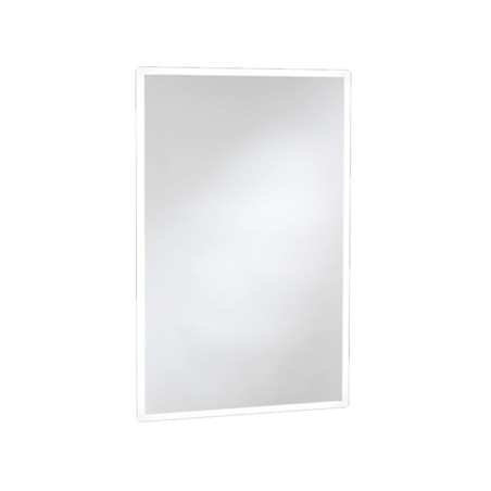 Miroir avec éclairage de face, 900 mm de hauteur