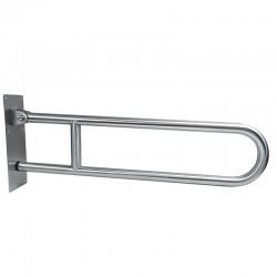 Miniature-3 Barre de maintien rabattable inox sans porte-rouleau IB-005-S