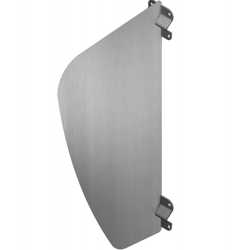 Photo Stainless steel urinal divider, brushed finish IN-SEP-21
