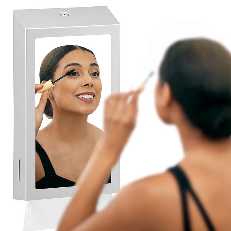 Dispensador con espejo en acero inoxidable calidad Super Mirror