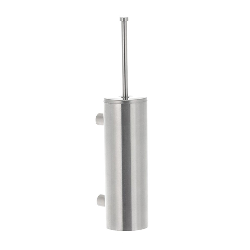 Photo Porte balayette mural en acier inoxydable, finition brossé MGS-17S
