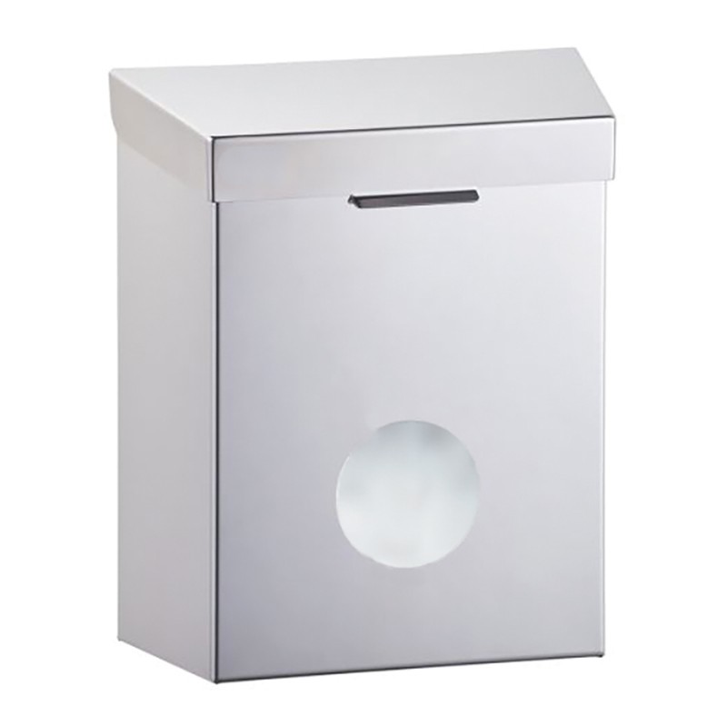 Photo Basura con dispensador de bolsas, en acero inoxidable MKS-304