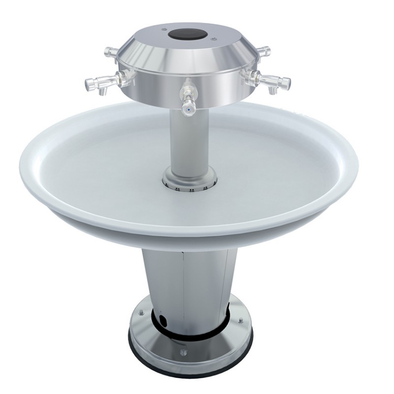 Photo Lavabo circular con pedestal para discapacitados con movilidad reducida LC-06-BH