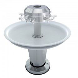 Miniature-1 Lavabo de pedestal con dispensadores de jabón accesible P.M.R. LC-06-BH