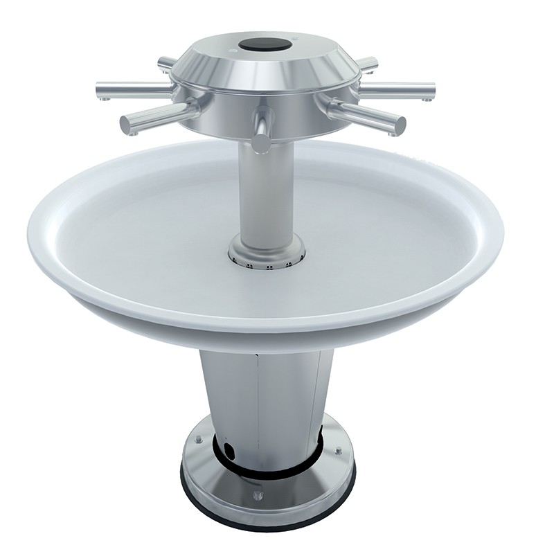 Photo LAGOON free-standing automatic fountain washbasin, accessible for people with reduced mobility (PRM) LC-06-E-BH