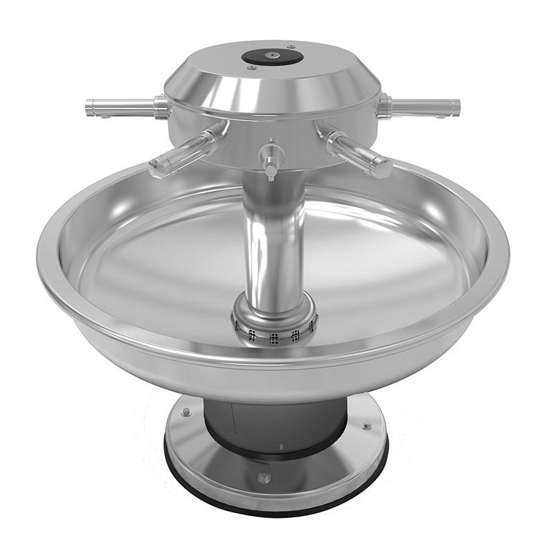 Photo Lavabo inox circulaire sur pied pour école primaire LC-06-JH