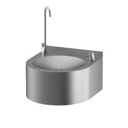 Fuente automática de acero inoxidable con segundo pico cuello de cisne