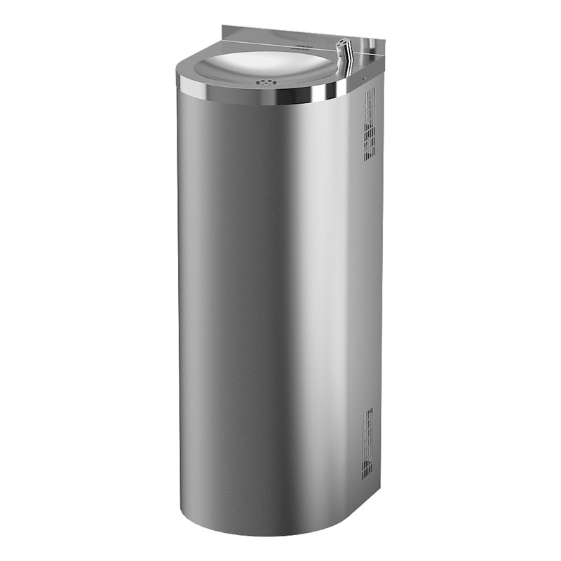 Fountain stainless steel floor standing with electronic faucet FP-002ET Photo Fountain stainless steel floor standing with electronic faucet FP-002ET