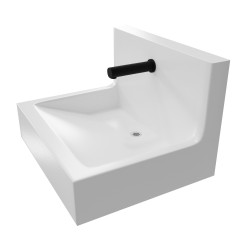 Miniature-2 Lavabo avec robinet RONDEO noir mat LA-600