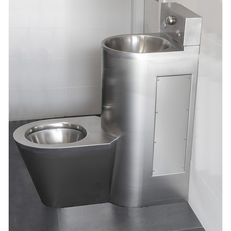 copy of Floor standing WC and sink combination frontal fixations COMPAC