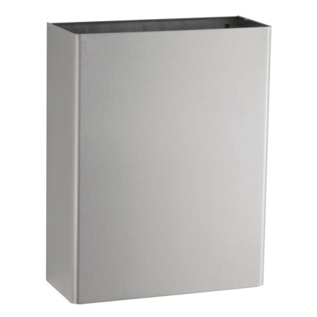 Poubelle en acier inoxydable 24 L entièrement soudée avec liner vinyl épais