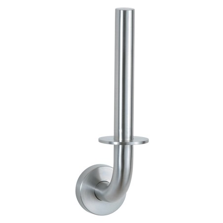 Porte-rouleau papier WC vertical en inox