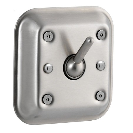 Patère murale en inox antipendaison