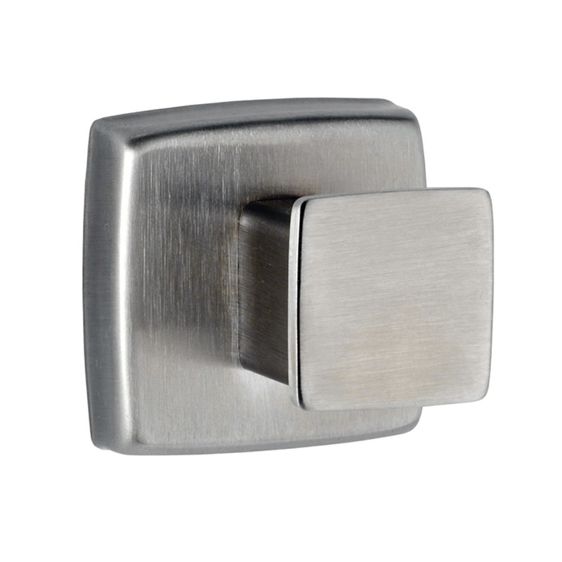 Photo Patère avec base stable en inox brossé BO-671