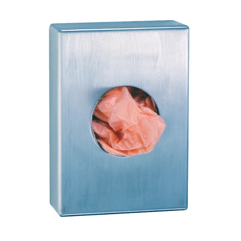 Photo Feminine hygiene dispenser in brushed stainless steel BO-3541