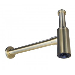 Miniature-1 Siphon finition PVD doré mat avec bouchon de visite BS-9G