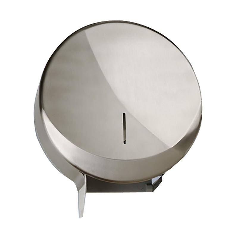 Photo Toilet paper roll dispenser maxi stainless steel brushed FUTURA PR-12
